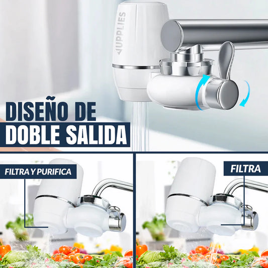 Purificador de Agua para Grifo – Filtro de Alta Eficiencia con Cartucho Reemplazable