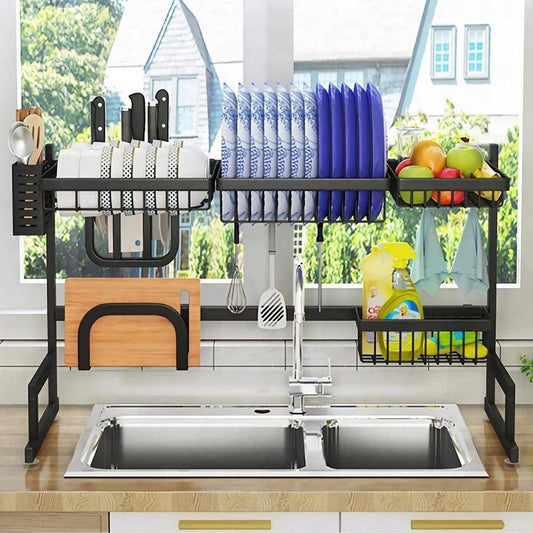 Escurridor de Platos de 85 cm en Acero Inoxidable